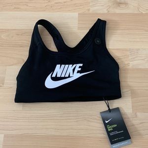 Nike Swoosh Bra - New with Tags, Black, Size XS
